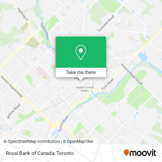 Royal Bank of Canada map