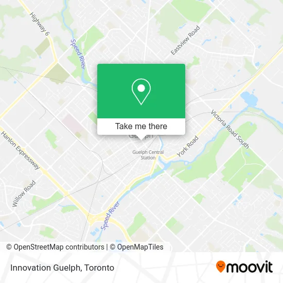 Innovation Guelph map