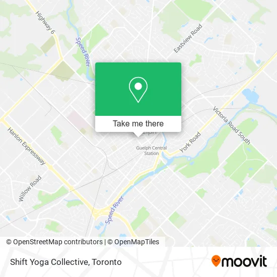 Shift Yoga Collective map