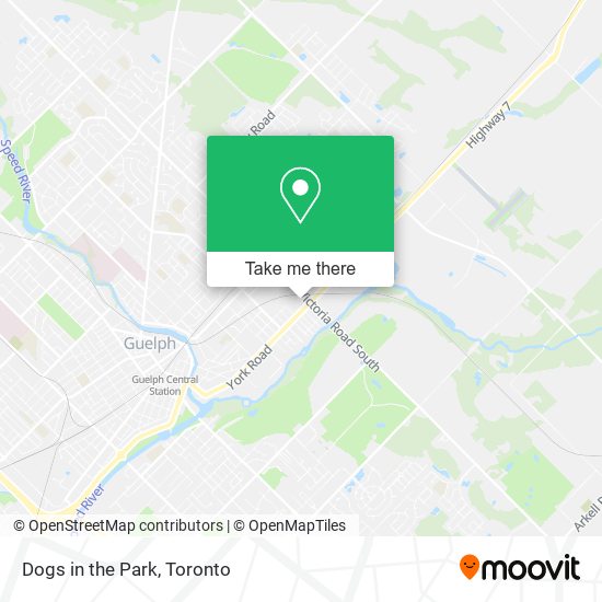 Dogs in the Park map