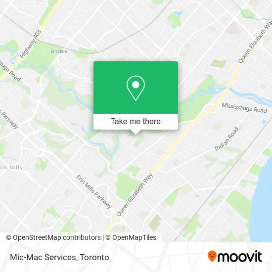 Mic-Mac Services map