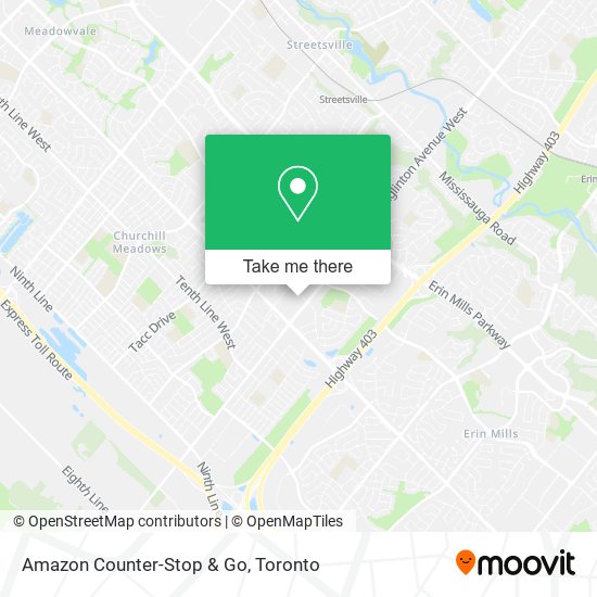 Amazon Counter-Stop & Go map