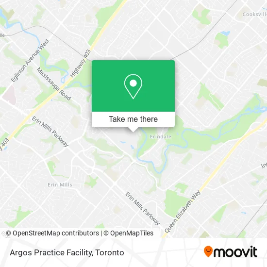 Argos Practice Facility map