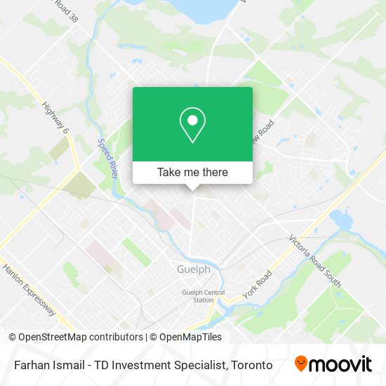Farhan Ismail - TD Investment Specialist map