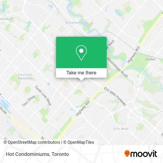 Hot Condominiums map