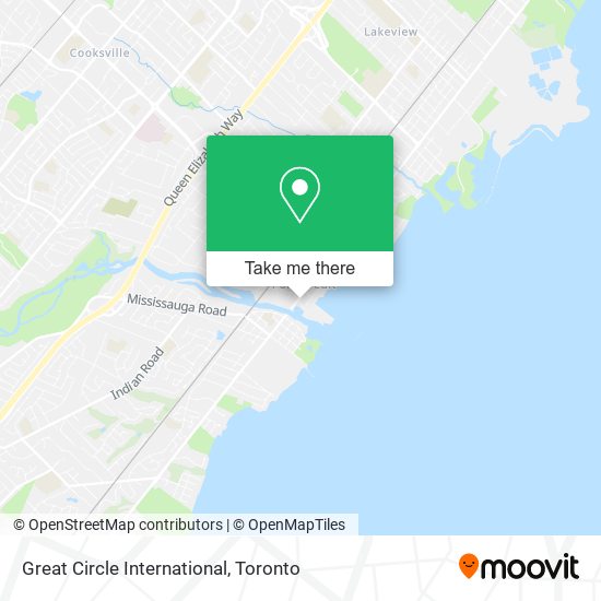 Great Circle International map