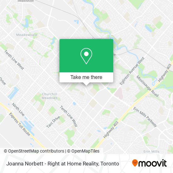 Joanna Norbett - Right at Home Reality map