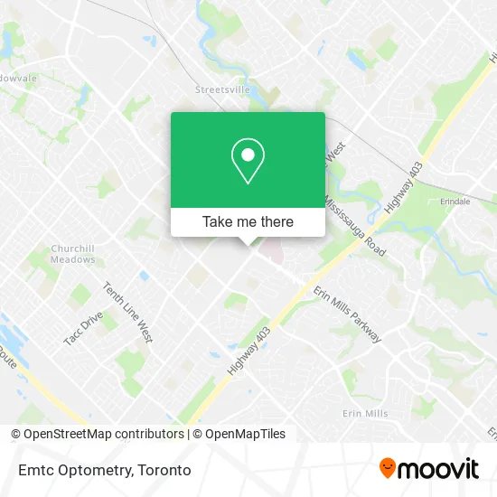 Emtc Optometry map