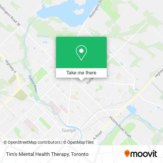 Tim's Mental Health Therapy map