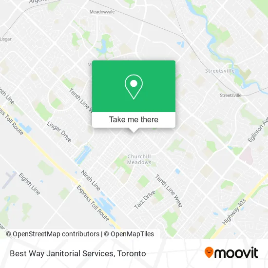 Best Way Janitorial Services map