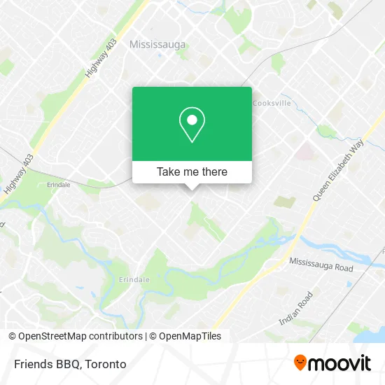 Friends BBQ map