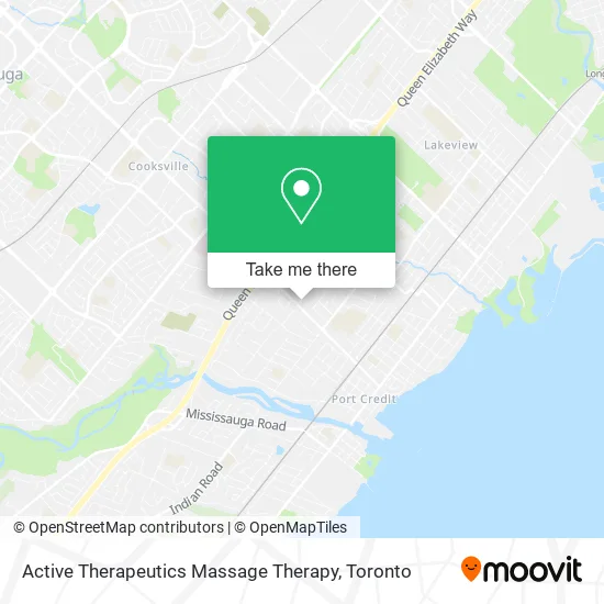 Active Therapeutics Massage Therapy map