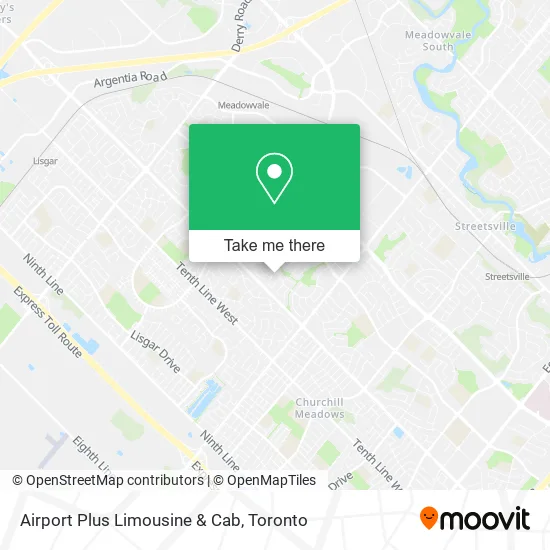 Airport Plus Limousine & Cab map