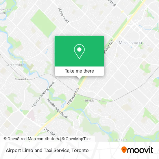 Airport Limo and Taxi Service map
