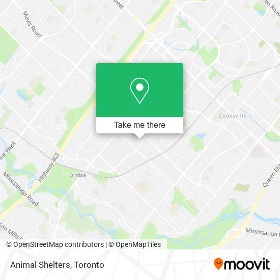 Animal Shelters map