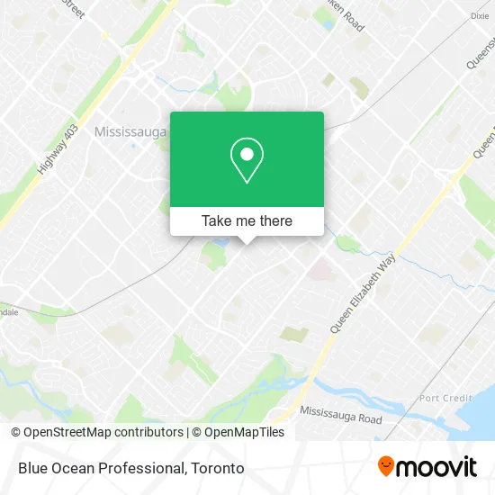 Blue Ocean Professional map