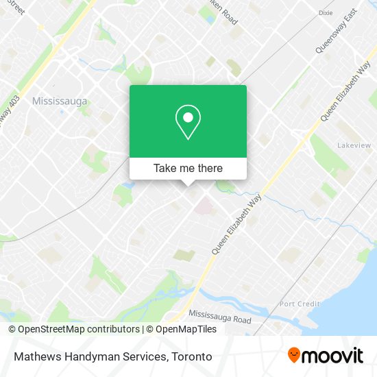 Mathews Handyman Services map