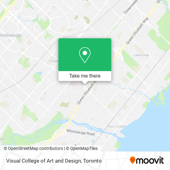 Visual College of Art and Design map