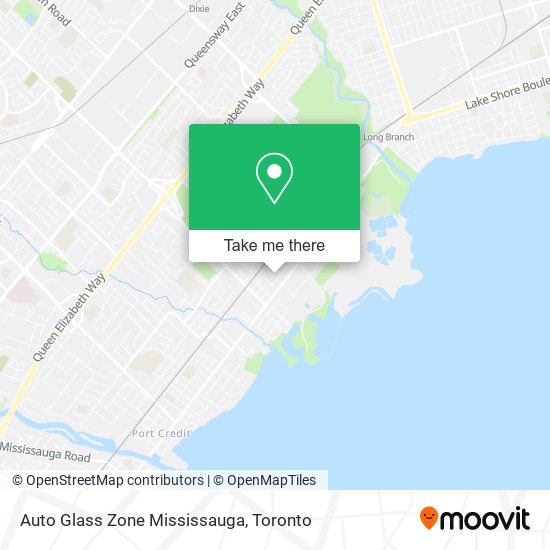 Auto Glass Zone Mississauga map