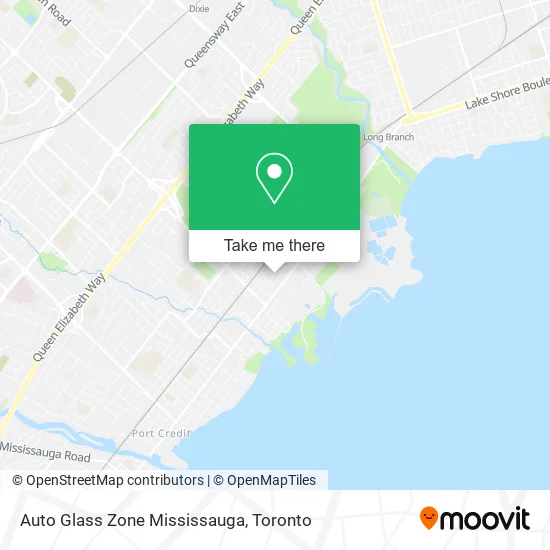 Auto Glass Zone Mississauga map