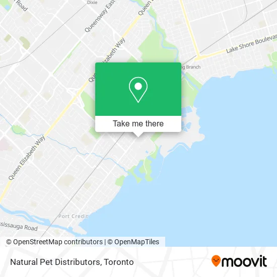Natural Pet Distributors map