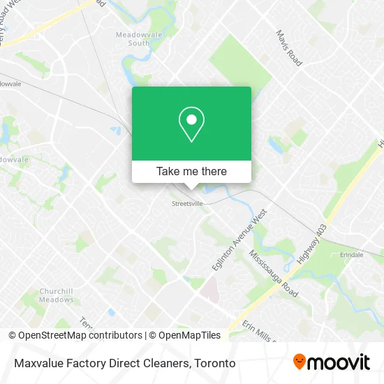 Maxvalue Factory Direct Cleaners map