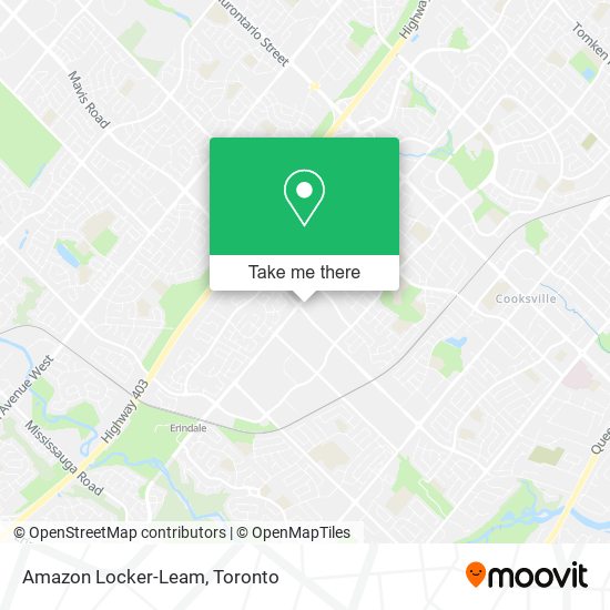 Amazon Locker-Leam map