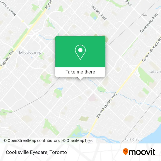 Cooksville Eyecare map