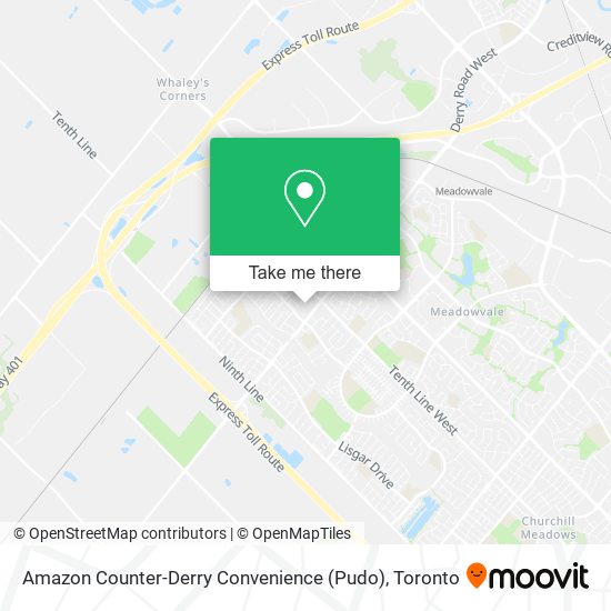 Amazon Counter-Derry Convenience (Pudo) map