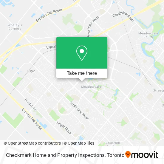 Checkmark Home and Property Inspections map
