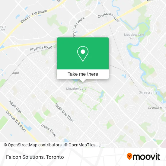 Falcon Solutions map