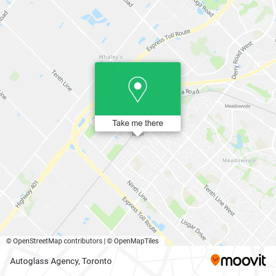 Autoglass Agency map
