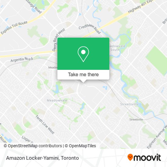 Amazon Locker-Yamini map