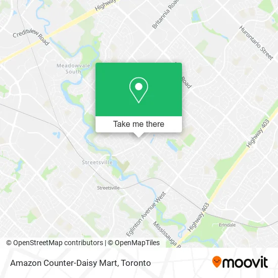 Amazon Counter-Daisy Mart map