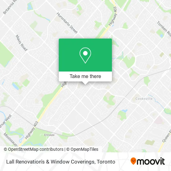 Lall Renovation's & Window Coverings map