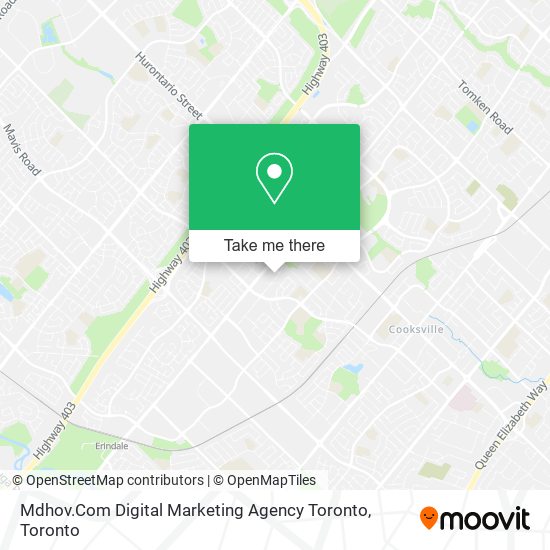 Mdhov.Com Digital Marketing Agency Toronto map