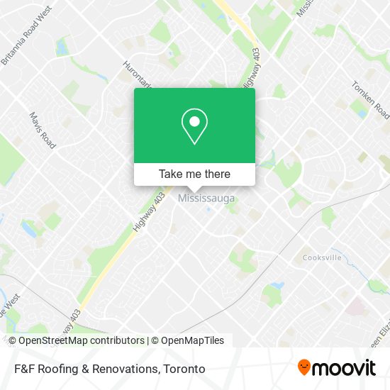 F&F Roofing & Renovations map