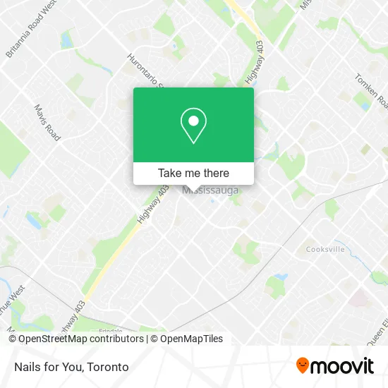 Nails for You map