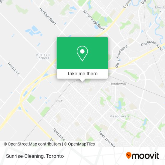 Sunrise-Cleaning map