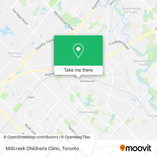 Millcreek Children's Clinic map