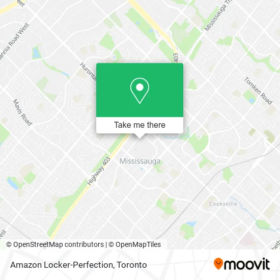 Amazon Locker-Perfection map
