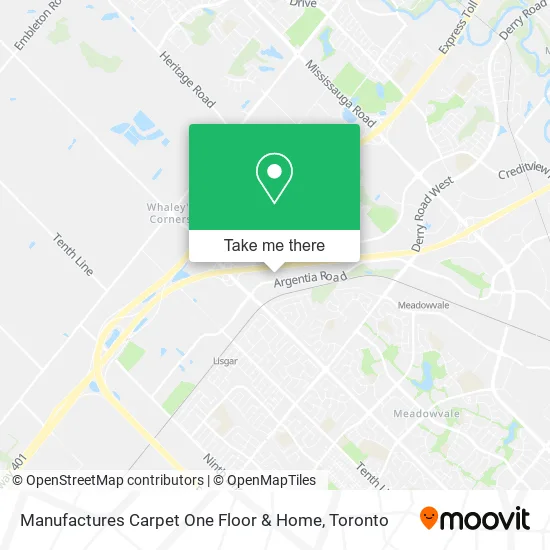 Manufactures Carpet One Floor & Home map