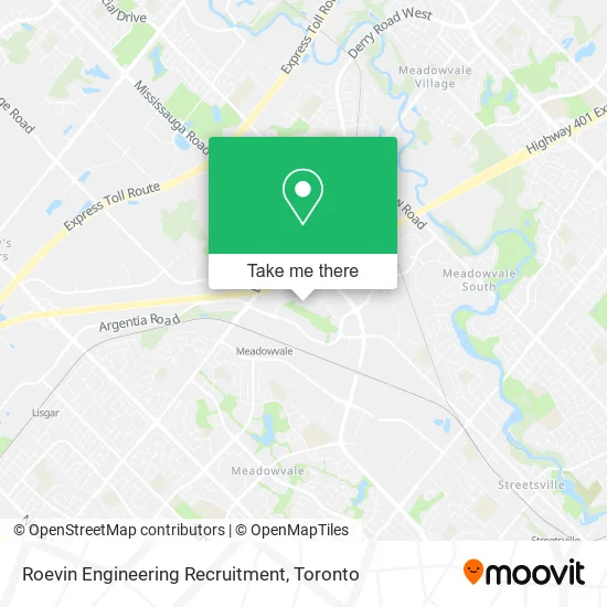 Roevin Engineering Recruitment map