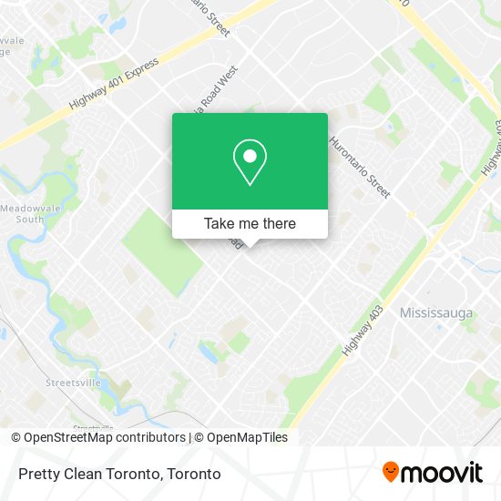 Pretty Clean Toronto map