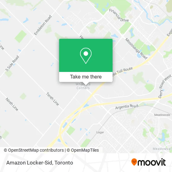 Amazon Locker-Sid map