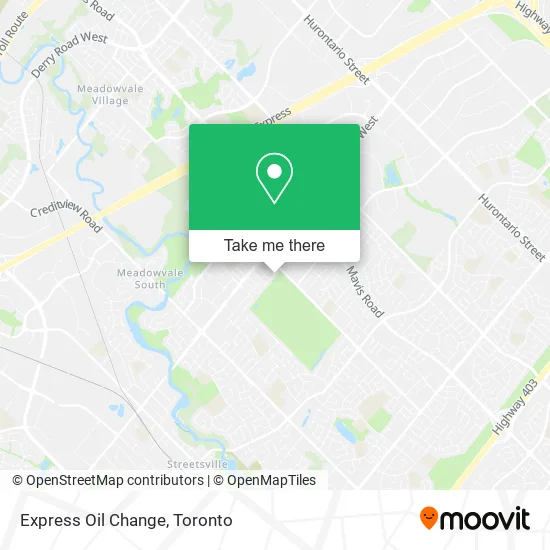 Express Oil Change map