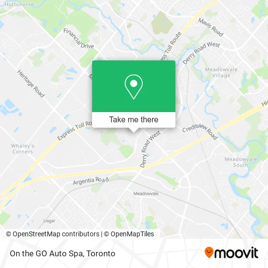 On the GO Auto Spa map