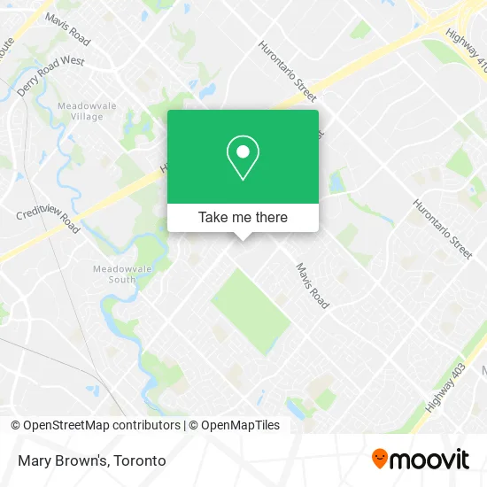 Mary Brown's map
