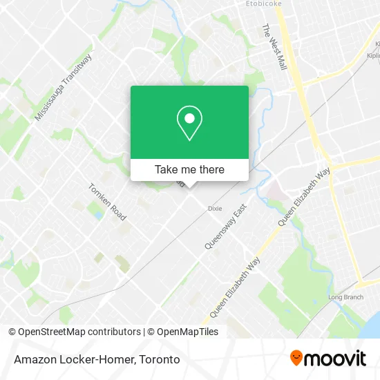 Amazon Locker-Homer map