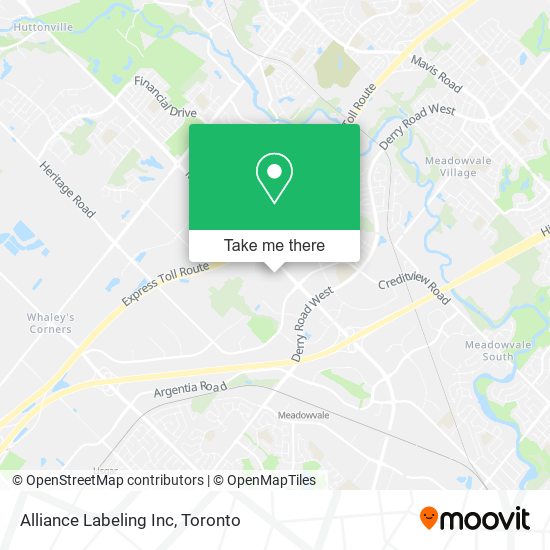 Alliance Labeling Inc map